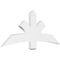 Ekena Millwork Davenport Architectural Grade PVC Gable Bracket, 60"W x 25"H x 2"D x 6"F, 10/12 Pitch GBP060X25X0206DAV00 - alternate 1